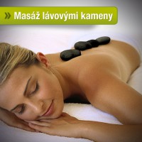 Masáž lávovými kameny:
